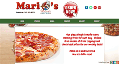 Desktop Screenshot of eatatmariospizza.com